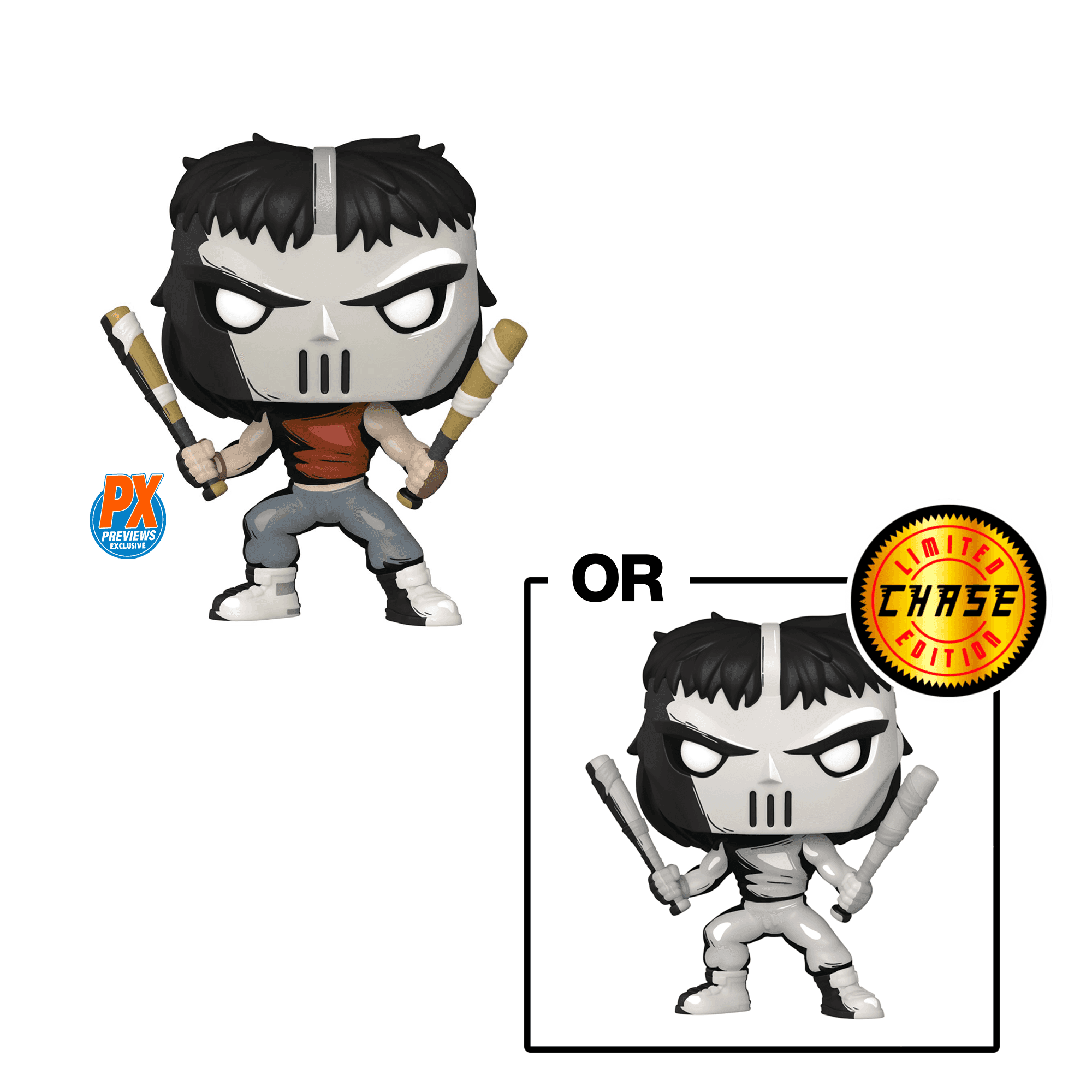 Funko POP! Teenage Mutant Ninja Turtles - Casey Jones (Comic Version) Vinyl Figure #36 Preview Exclusives (PX) - 