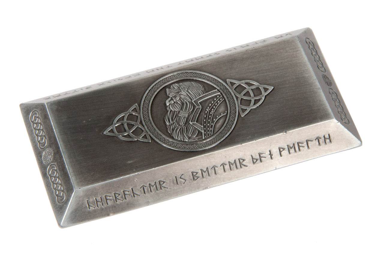 Fantasy Coins - Large Antique Silver Dwarven Bar (1) - 
