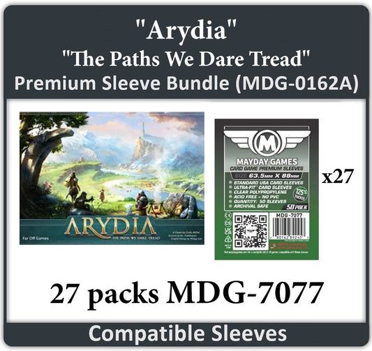 "Arydia: The Paths We Dare Tread" Compatible Card Sleeve Bundle
