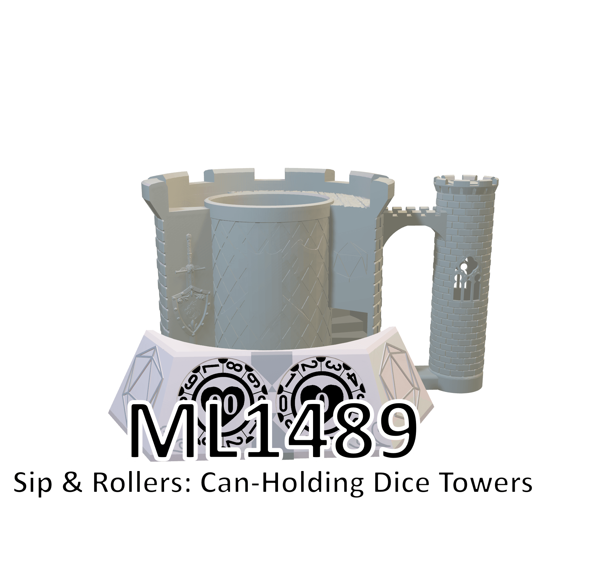 Barbarian Mug & Dice Tower - Tier 1 / Included