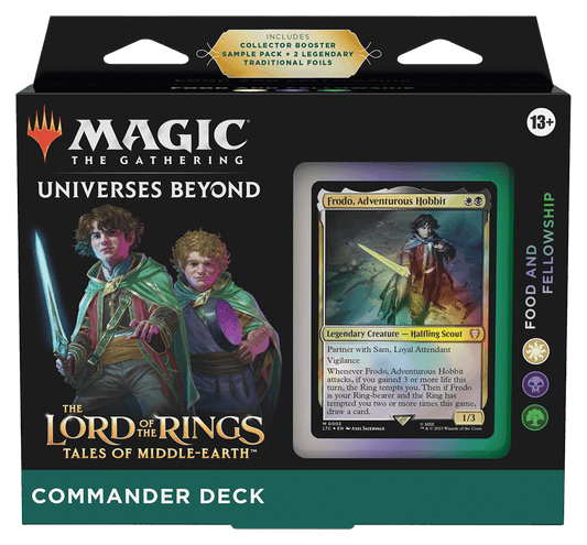 Magic: the Gathering - The Lord of the Rings -Tales of Middle-earth Commander Deck - Food & Fellowship - 
