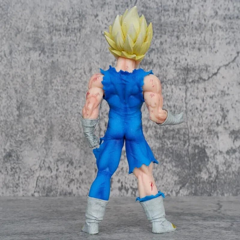 Majin Vegeta Dragon Ball Z Figure, Dragon Ball Super Saiyan Blue Figurine, Anime Collectibles 8 in