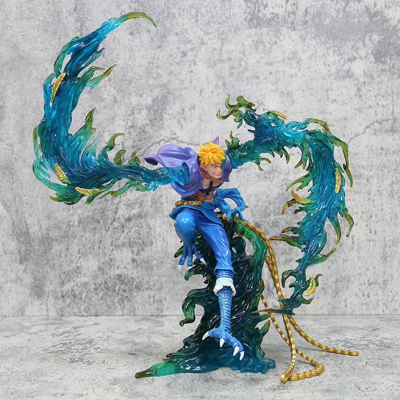 Marco the Phoenix Anime Figurine, One Piece Figures Action Toys Flying Marco PVC 33 cm