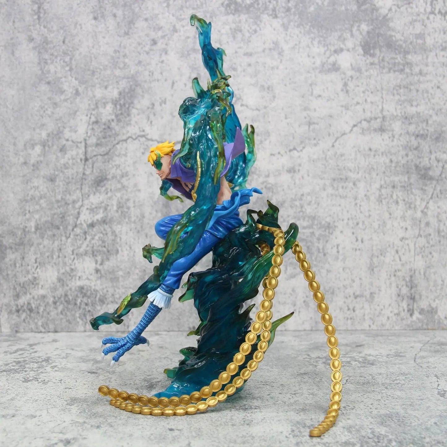 Marco the Phoenix Anime Figurine, One Piece Figures Action Toys Flying Marco PVC 33 cm