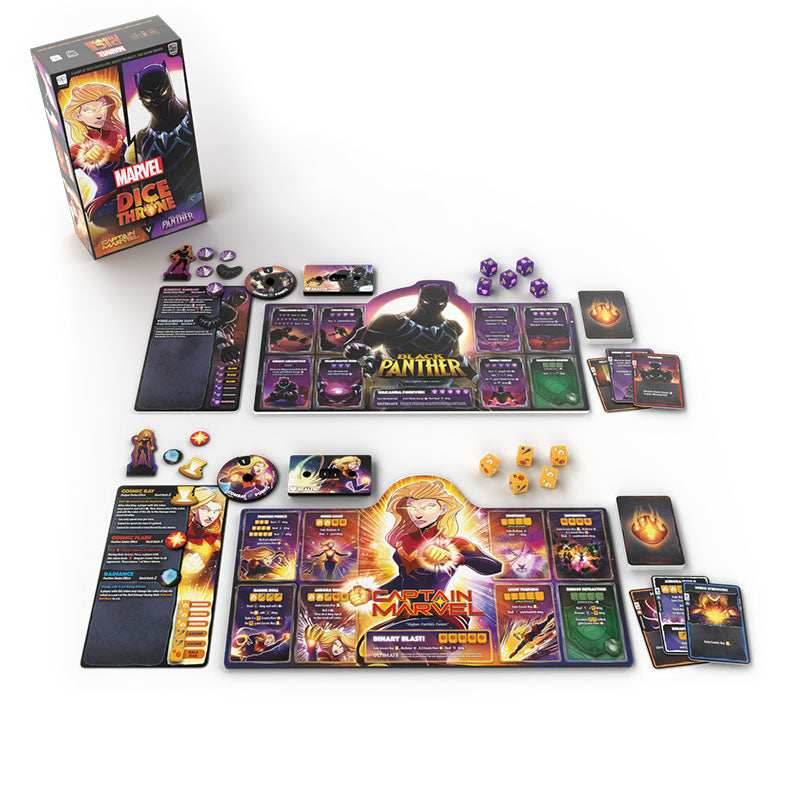 Marvel Dice Throne: 2-Hero Box - Captain Marvel and Black Panther - 