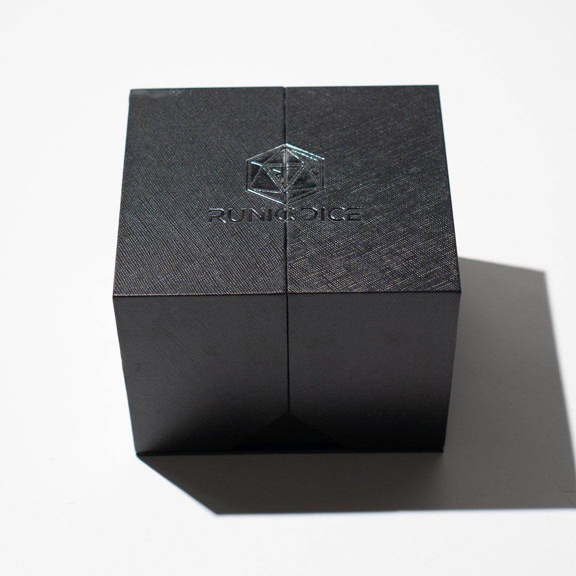 Massive Silver And Foil Liquid Core 95MM Chonk Handmade Resin Dice And Box - Only 1 D20