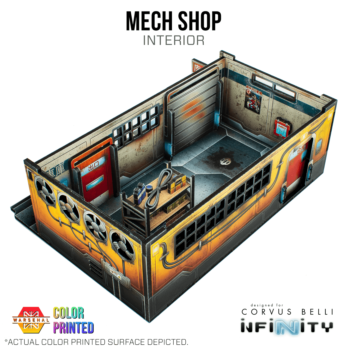Xiguan Stacks - Mech Shop - Color Printed