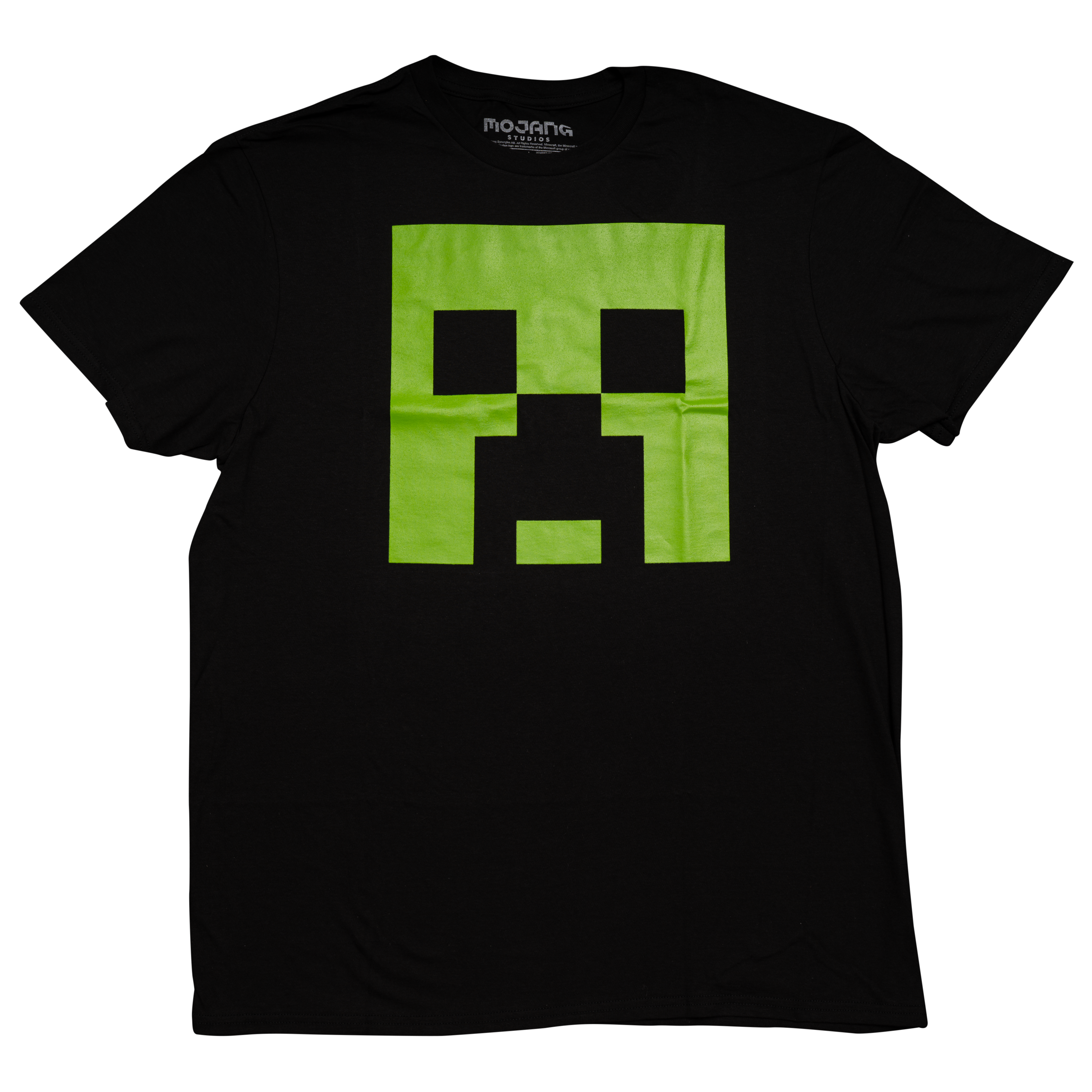 Men's Minecraft Fear the Creeper Glow in Dark 2 Piece Set T-shirt