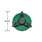 Unique Fidget Spinner Dice: Three Metal Dragon Head Cool DND Spin Roulette Dice
