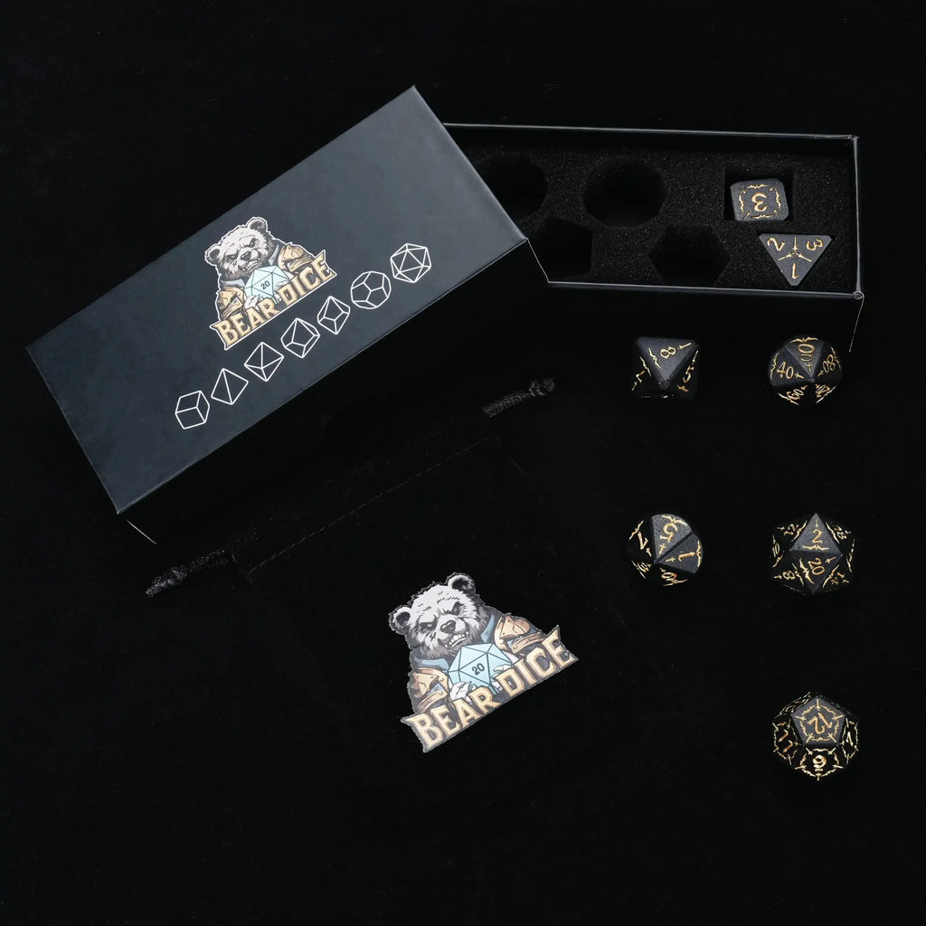DND Dice - Eagle Series Metal Dice Set