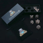DND Dice - Skull Series Metal Dice Set