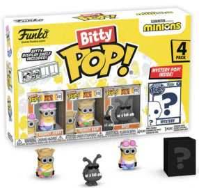 Funko Bitty Pop!: Despicable Me - Minions 4-Pack (Tourist Jerry) - 