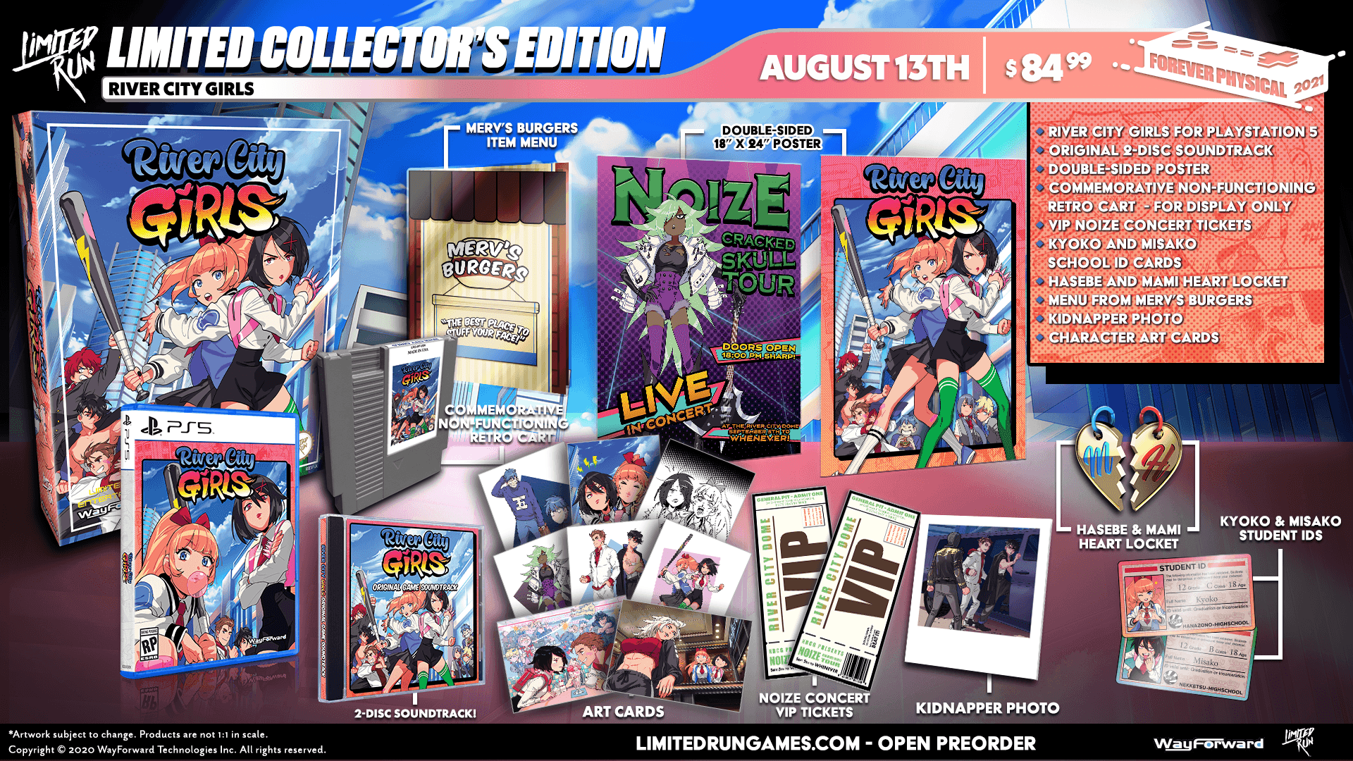 Limited Run #10: River City Girls - Collector's Edition (PlayStation 5) - Game Only
