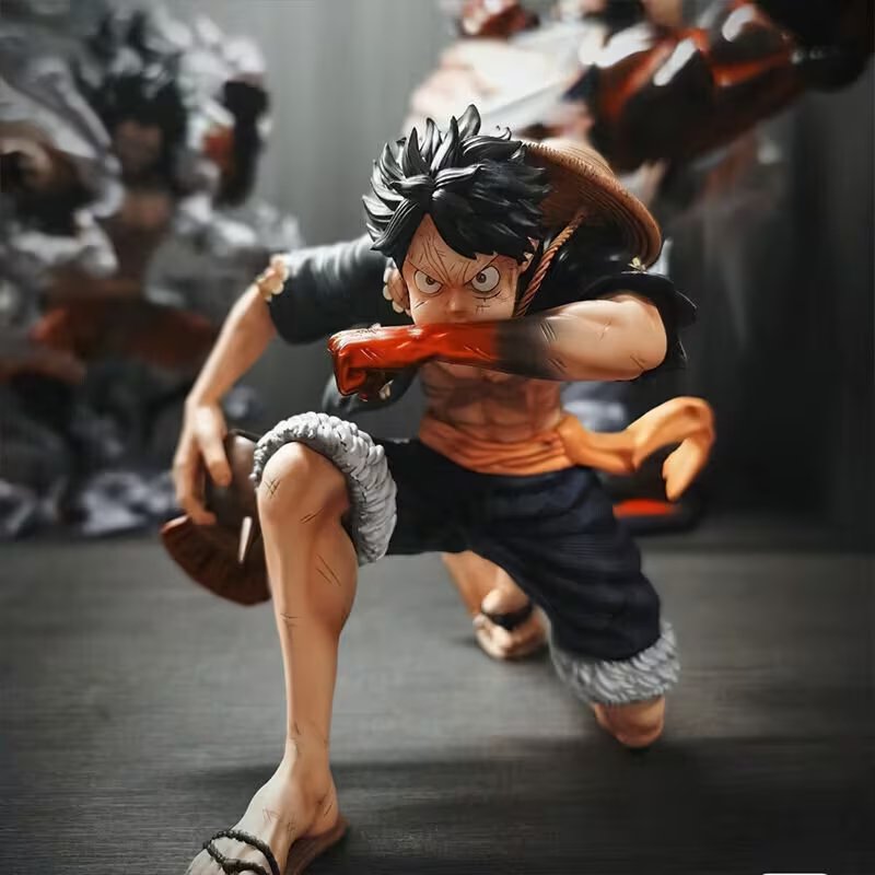 Monkey D. Luffy Anime Figurine, One Piece Anime Figure, Toys and Statues for Kids Gifts, Luffy Gear 2