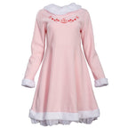 Mrs. Elf Pink Women's Deluxe Halloween Cosplay Costume Set
