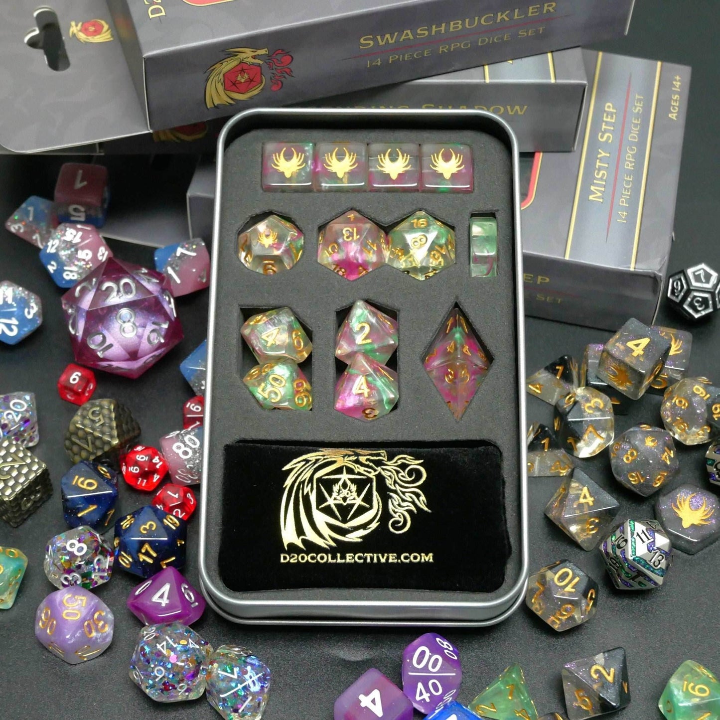 Mystery Liquid Bundle - 3 Liquid Core + 14 pc Set + 1 RPG Accessory - 
