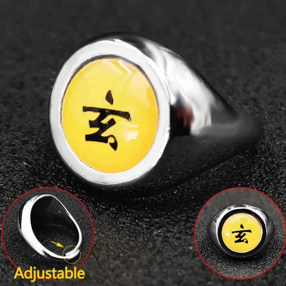 Naruto Shippuden Akatsuki Rings And Headbands Anime Cosplay Ring Accessories