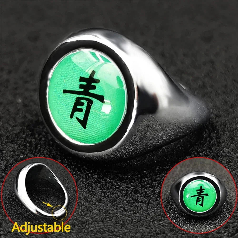 Naruto Shippuden Akatsuki Rings And Headbands Anime Cosplay Ring Accessories