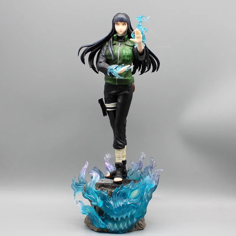 Naruto Shippuden Figures, Haruno Sakura and Hyuga Hinata Action Figures, PVC Anime Model Collection Statue Toys 34 cm