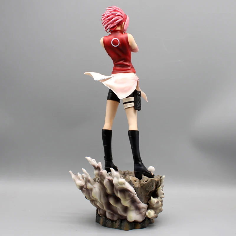 Naruto Shippuden Figures, Haruno Sakura and Hyuga Hinata Action Figures, PVC Anime Model Collection Statue Toys 34 cm