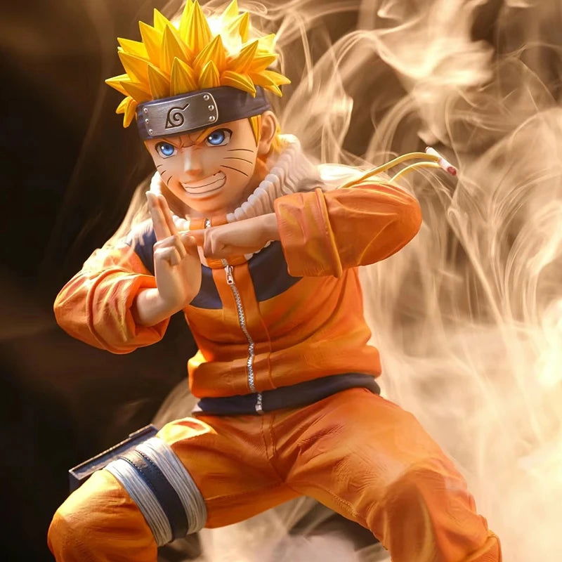 Naruto Uzumaki Figure, Kage Bunshin no Jutsu Figurine, Anime Gifts 4 in
