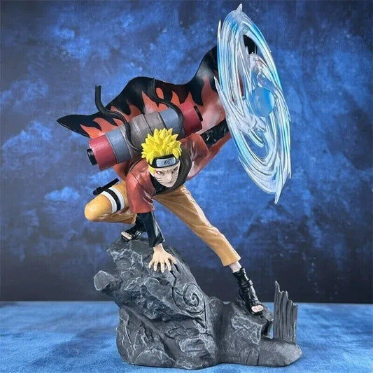 Naruto Uzumaki Sage Mode Figure, Wind Release Rasenshuriken Figurines 32cm/12in