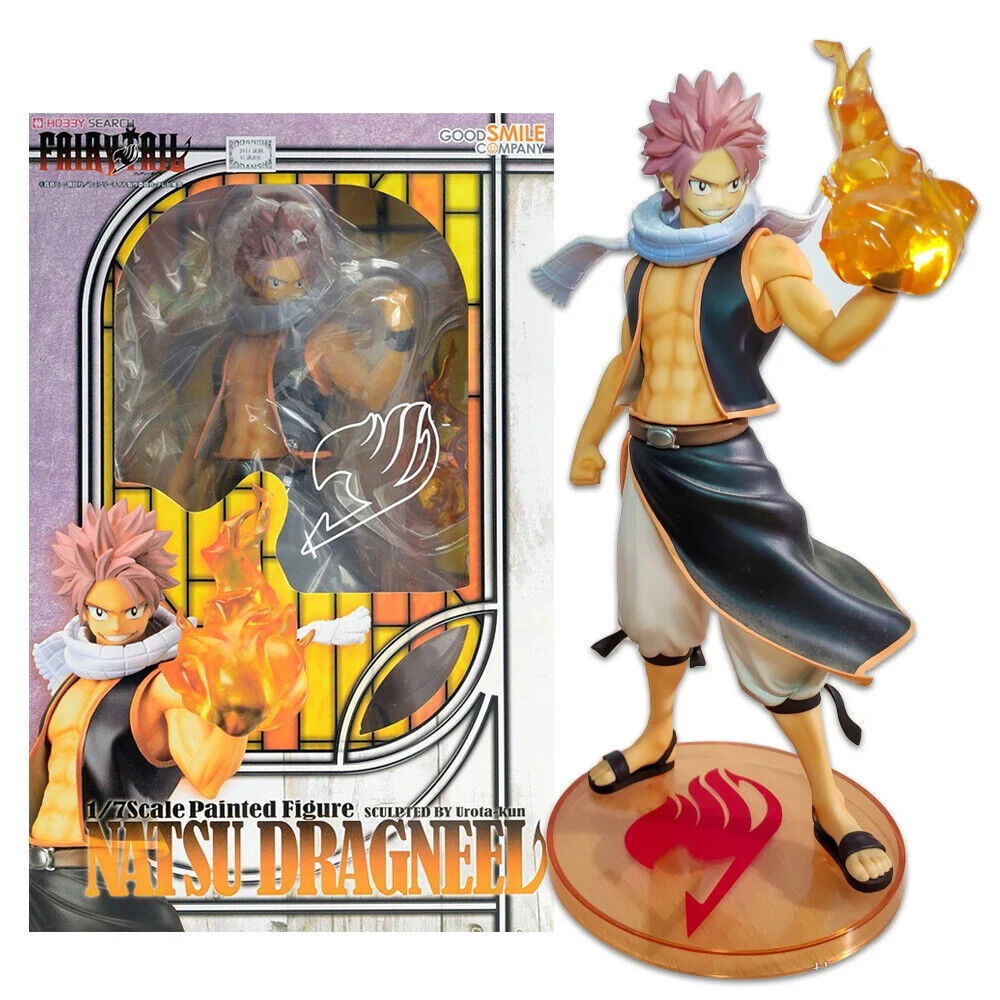 Natsu Dragneel Figure, Fire Dragon Slayer Figurine, Anime Gifts 23cm/9in