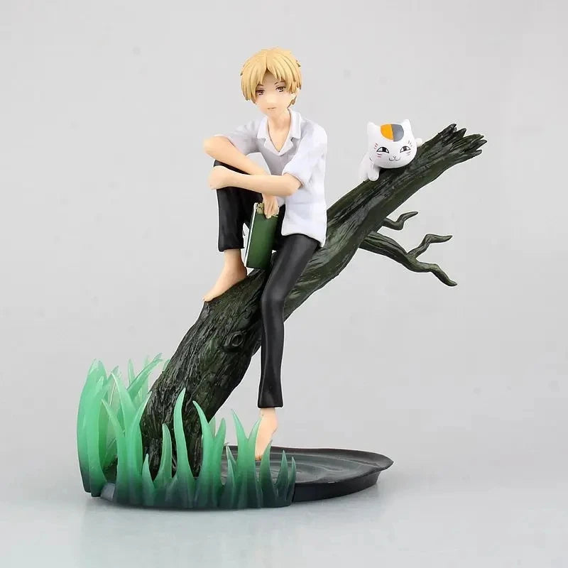 Natsume Yuujinchou with Nyanko Sensei Anime Figurines, Book of Friend Figures PVC Statue 17 CM