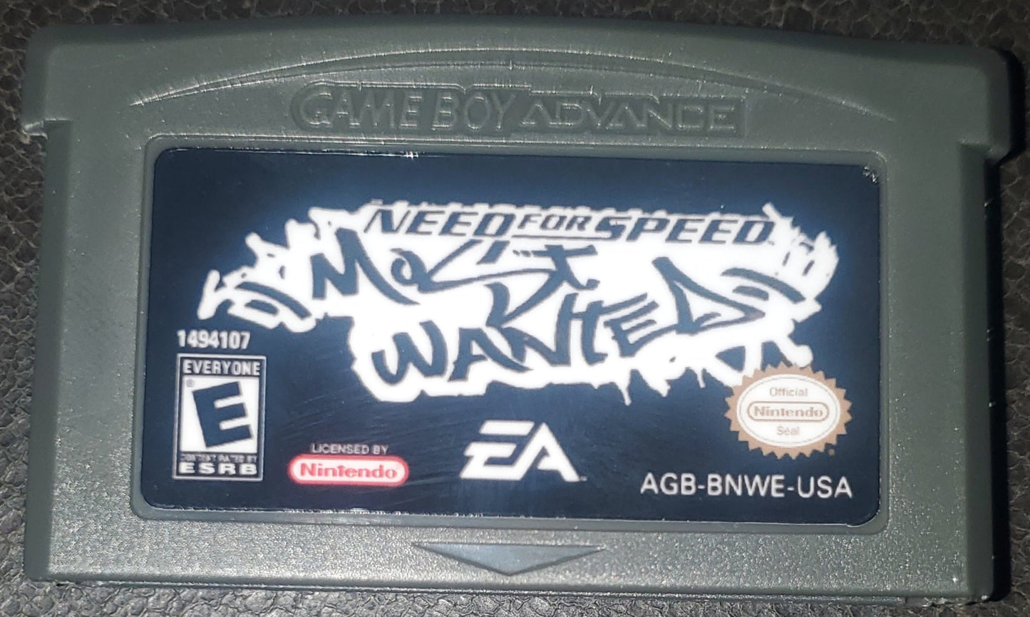 Need for Speed Most Wanted GBA Video Game Boy Advance Nintendo
