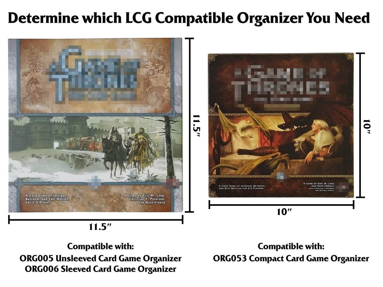 Compact Card Game Organizer - 