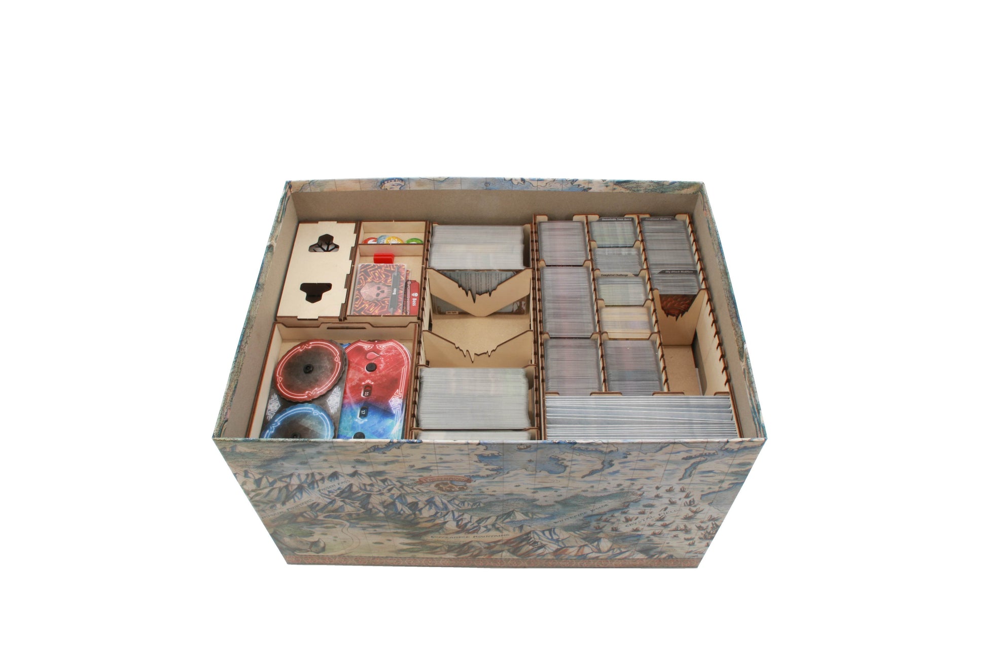 Frosthaven Compatible Game Organizer with Monster Trays - 