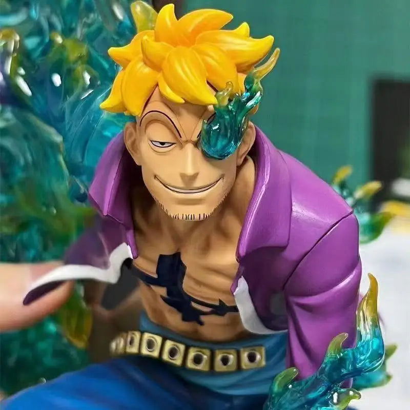 One Winged Immortal Phoenix Marco Anime Figure, One Piece Figurines Action PVC Gk 20CM