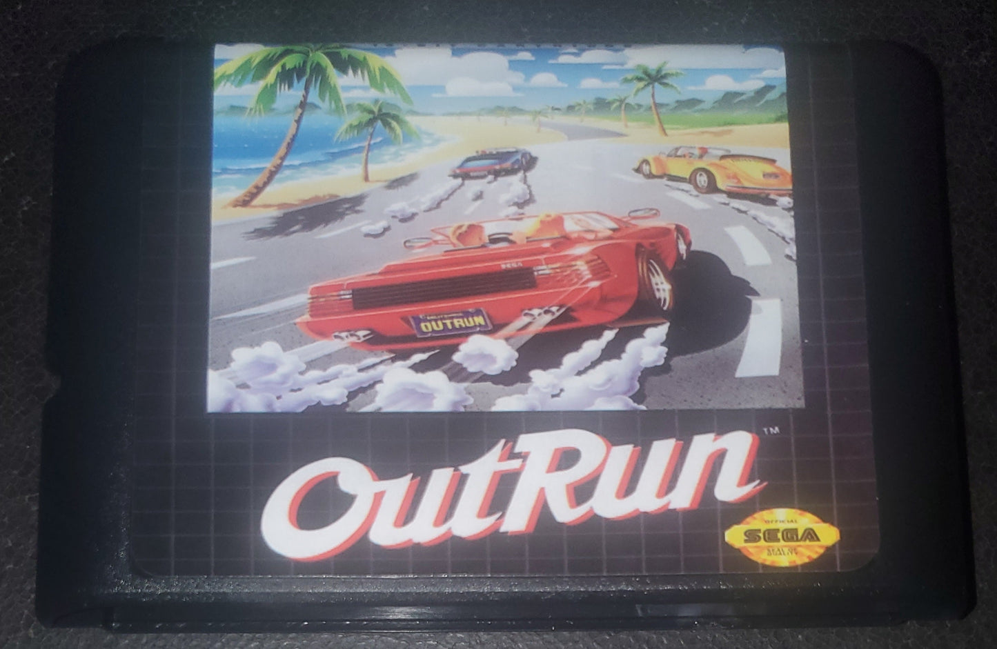 Outrun Sega Genesis Mega Drive Video Game Cartridge