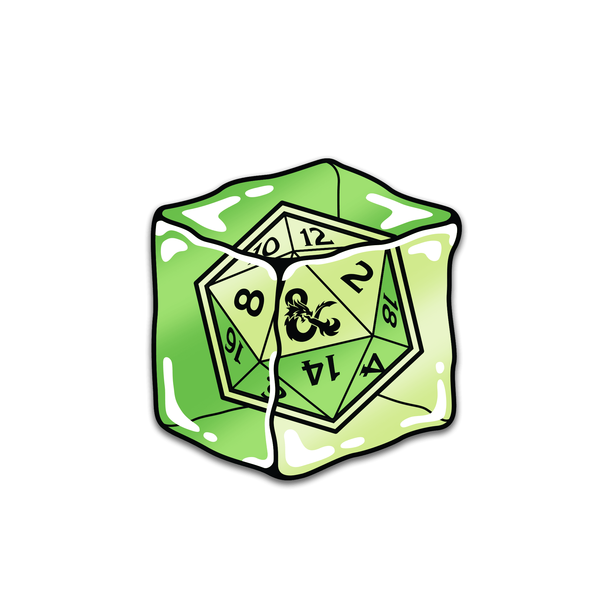 Dungeons & Dragons - Gelatinous Cube (Glow in the Dark!) - 