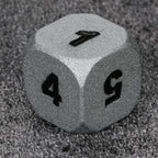 Paladin Bright Silver Metal DND Dice Set