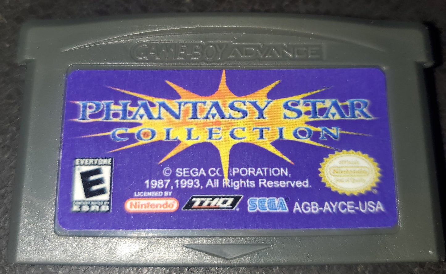 Phantasy Star Collection GBA Video Game Boy Advance Nintendo