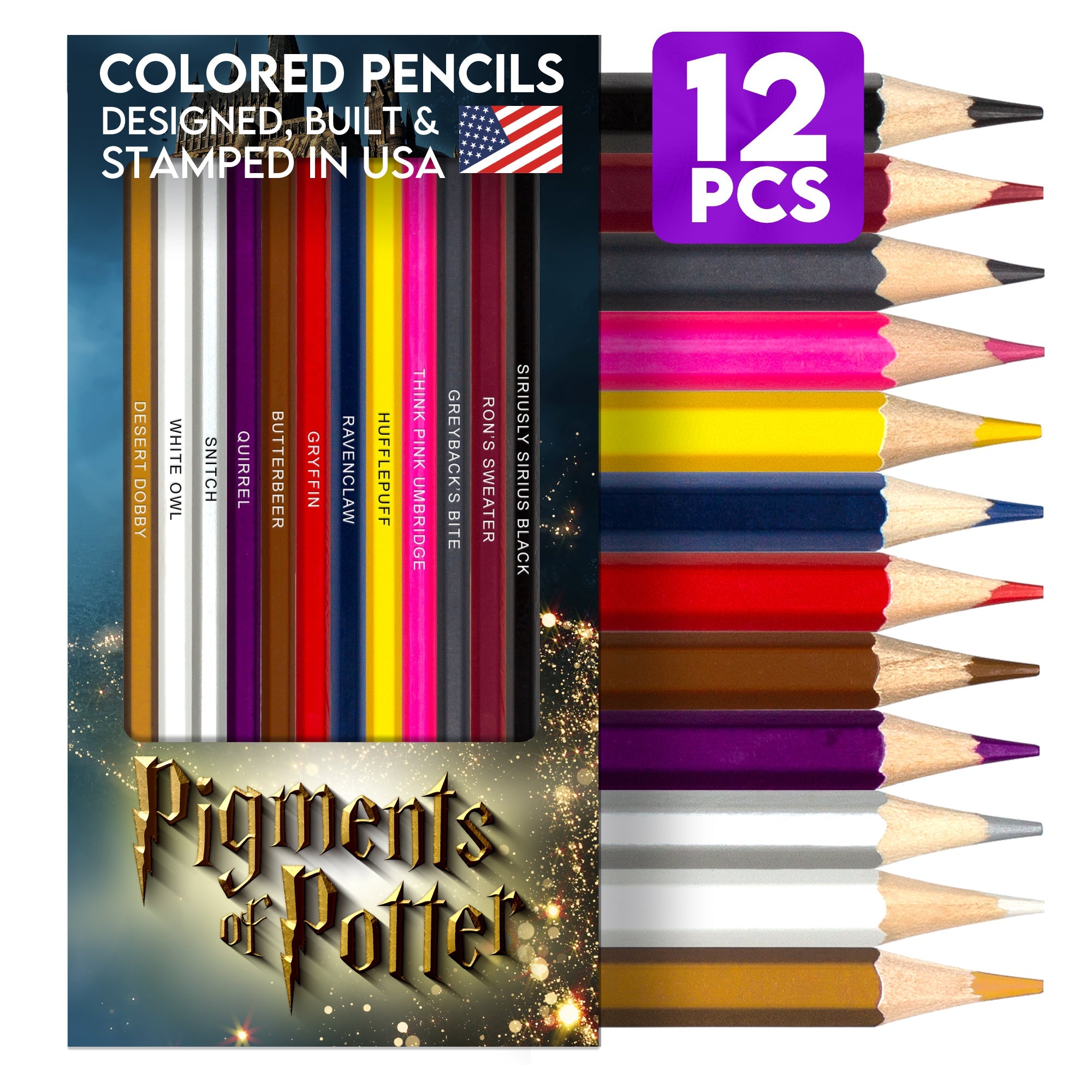 Pigments of Potter Colored Pencil Set for Fans of Harry Potter (Delivered by Thanksgiving 2025)