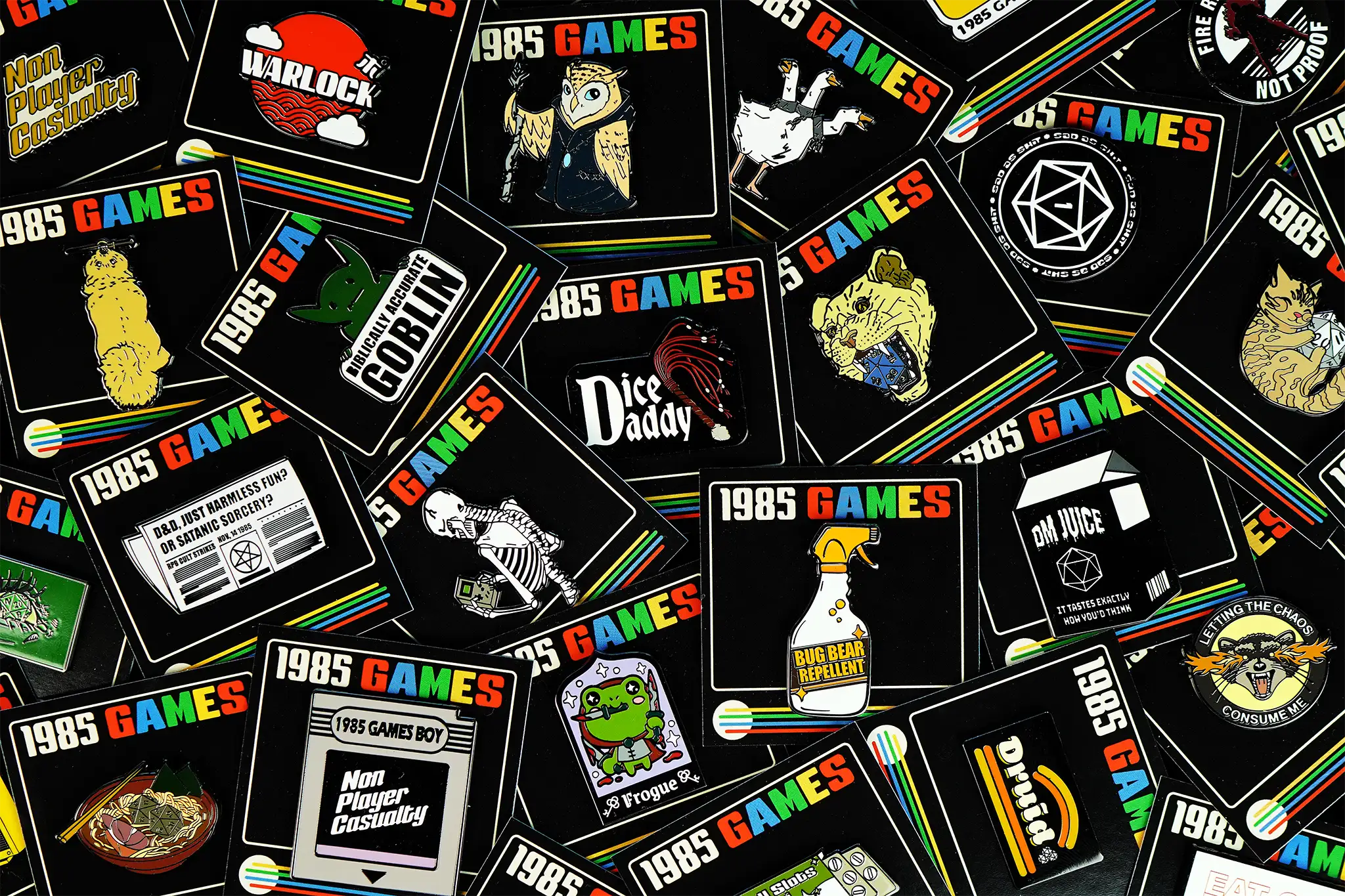 Mystery Pin Pack - 25 Mystery Enamel Pins NO DUPLICATES!