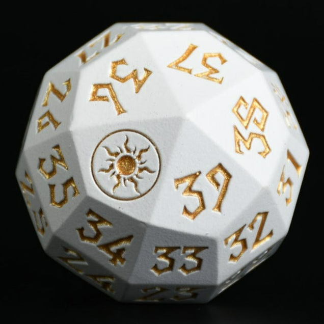 Plains Mana Spindown Metal D40