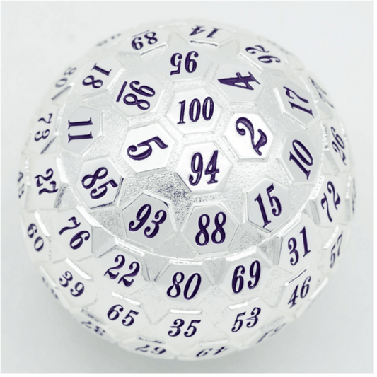 45mm Metal D100 - Platinum with Purple - 
