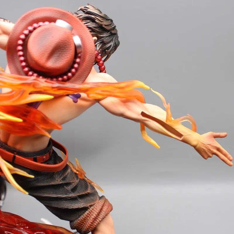 Portgas D. Ace One Piece Figurine, Anime Action Figures PVC Large Statue Collection 48cm