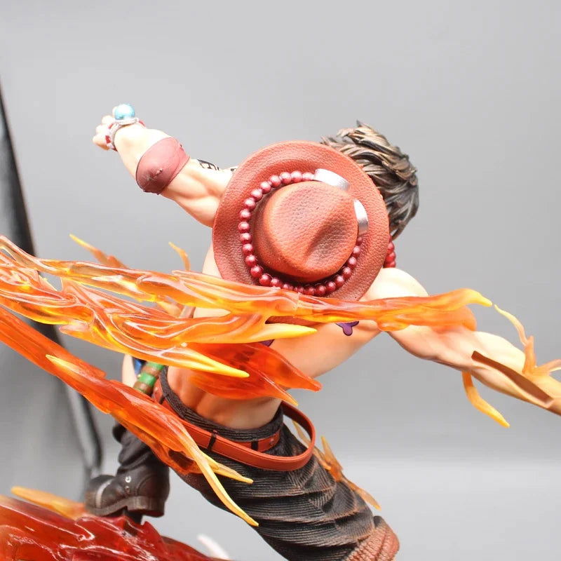 Portgas D. Ace One Piece Figurine, Anime Action Figures PVC Large Statue Collection 48cm