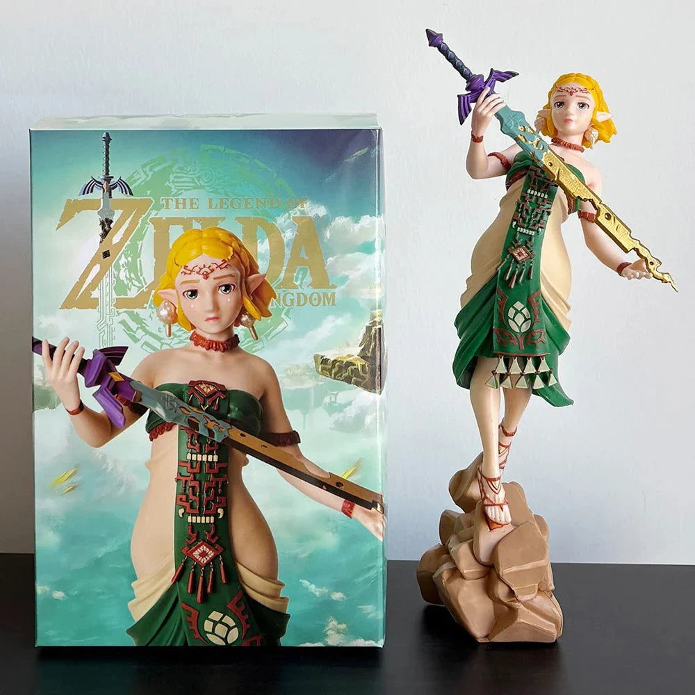 Princess Zelda Anime Figure Legend of Zelda Action Figurines PVC Statue Collectible Display Toy 21 CM