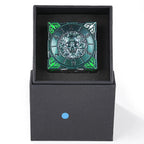 Cool Table Game Dice Spinner: 7-in-1 Metal Solid Cube Six-Sided Circular Spinning Roulette Dice
