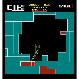QIX - Atari 5200 - Game Only