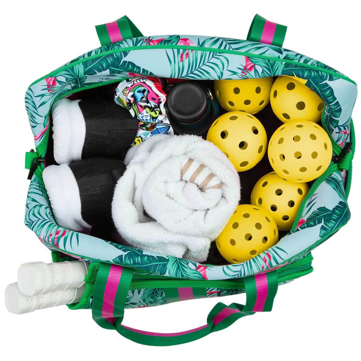 Brooklyn Pickleball Bag - Greenwich Green stripe