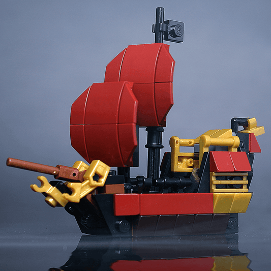 Custom Mini Queen Anne's Revenge Pirate Ship - 