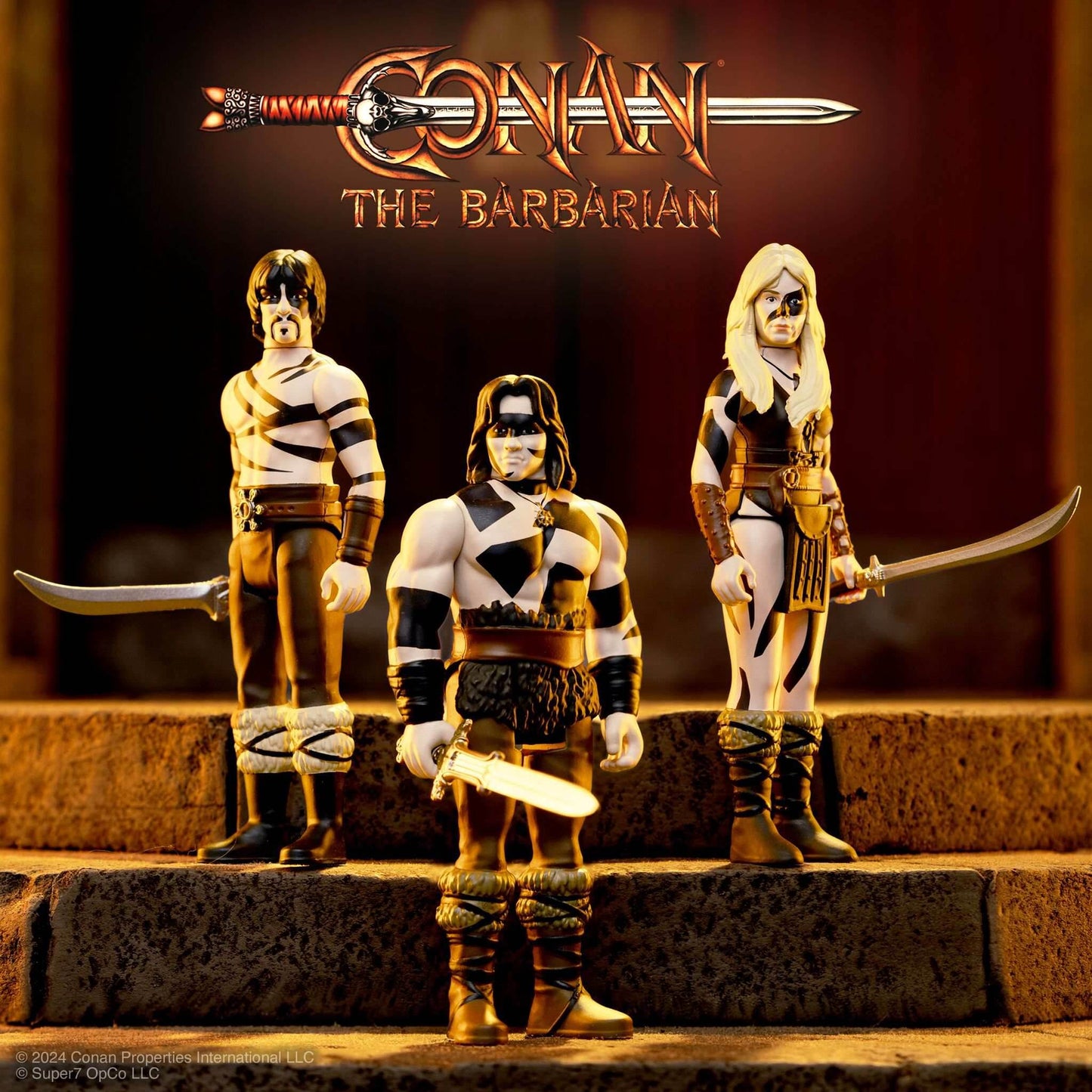 Super7 x CONAN THE BARBARIAN - SUBOTAI (WAR PAINT) ReAction Figure - 
