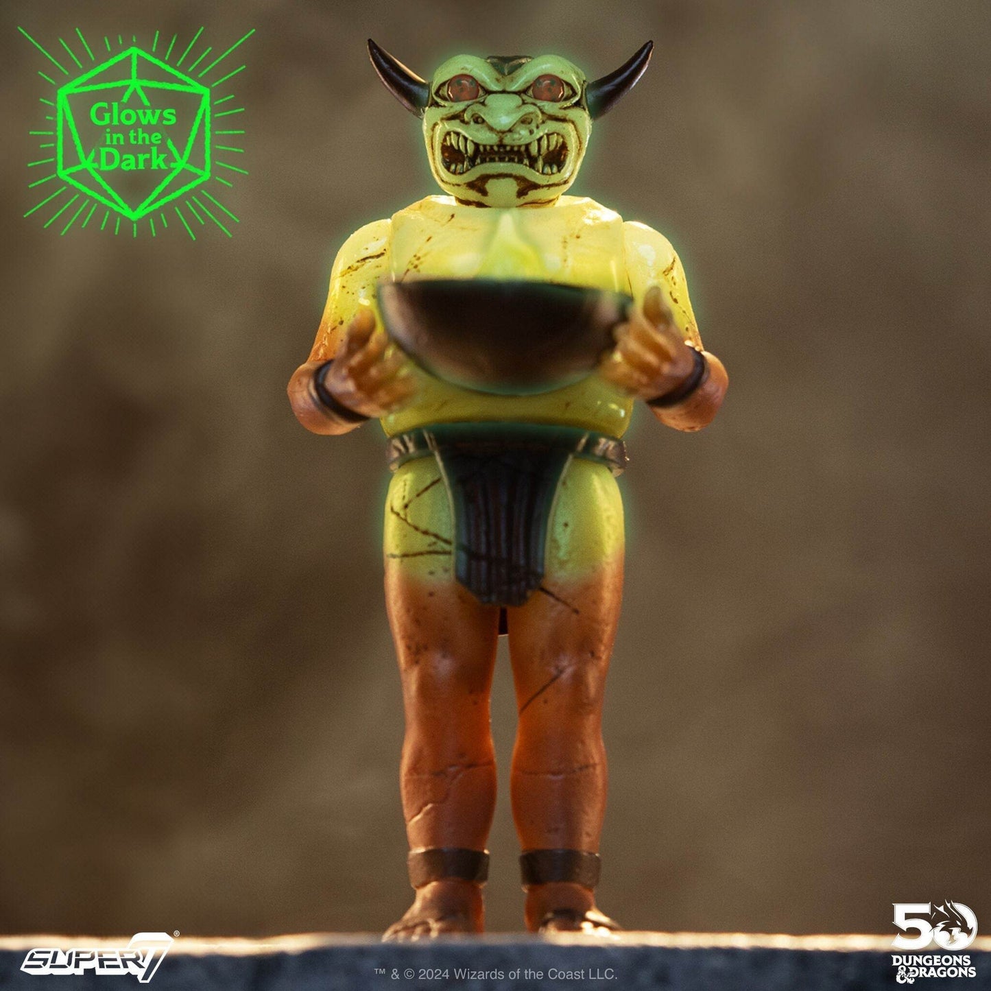 Super7 x DUNGEONS & DRAGONS - Sacred Statue (GLOW-IN-THE-DARK) ReAction Figure - 