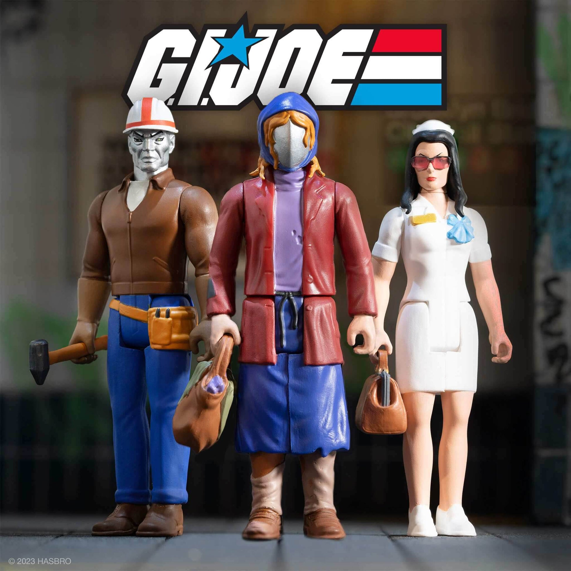 Super7 x G.I. Joe Cobra Escape Pack ReAction Figure Set 3 pk - 